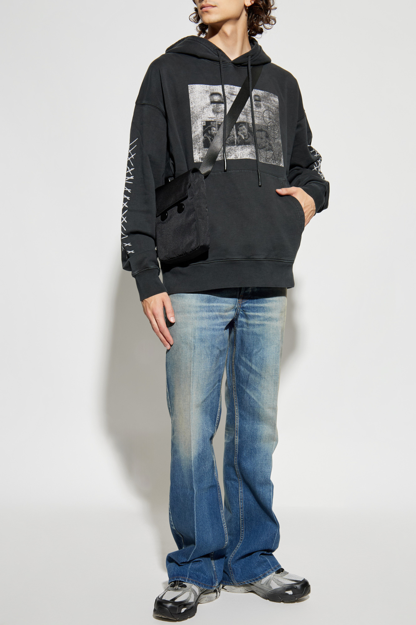 Szary Bluza z kapturem 44 Label Group - Vitkac Polska